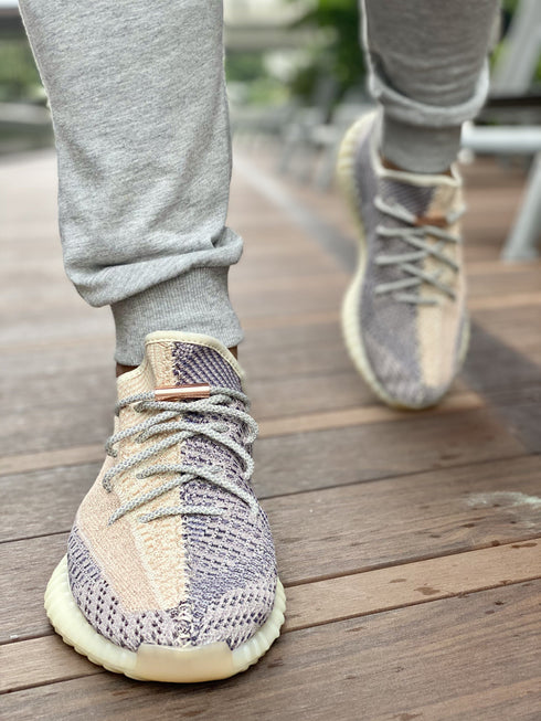 Yeezy Laces 3M Reflective Static Ash Pearl Cream Rope Laces